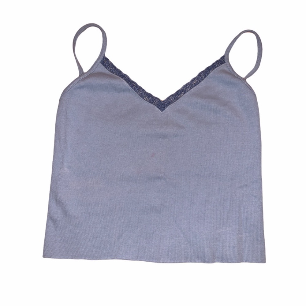 Brandy Melville blue lace Nicolette tank.